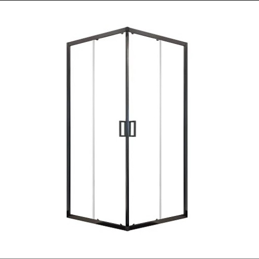 Душевое ограждение Domani-Spa Cube V 99, размер 90*90*190 см, профиль графит, стекло 5 мм, без поддона